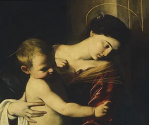 (detalle) de la Madonna de Loreto, c.1606